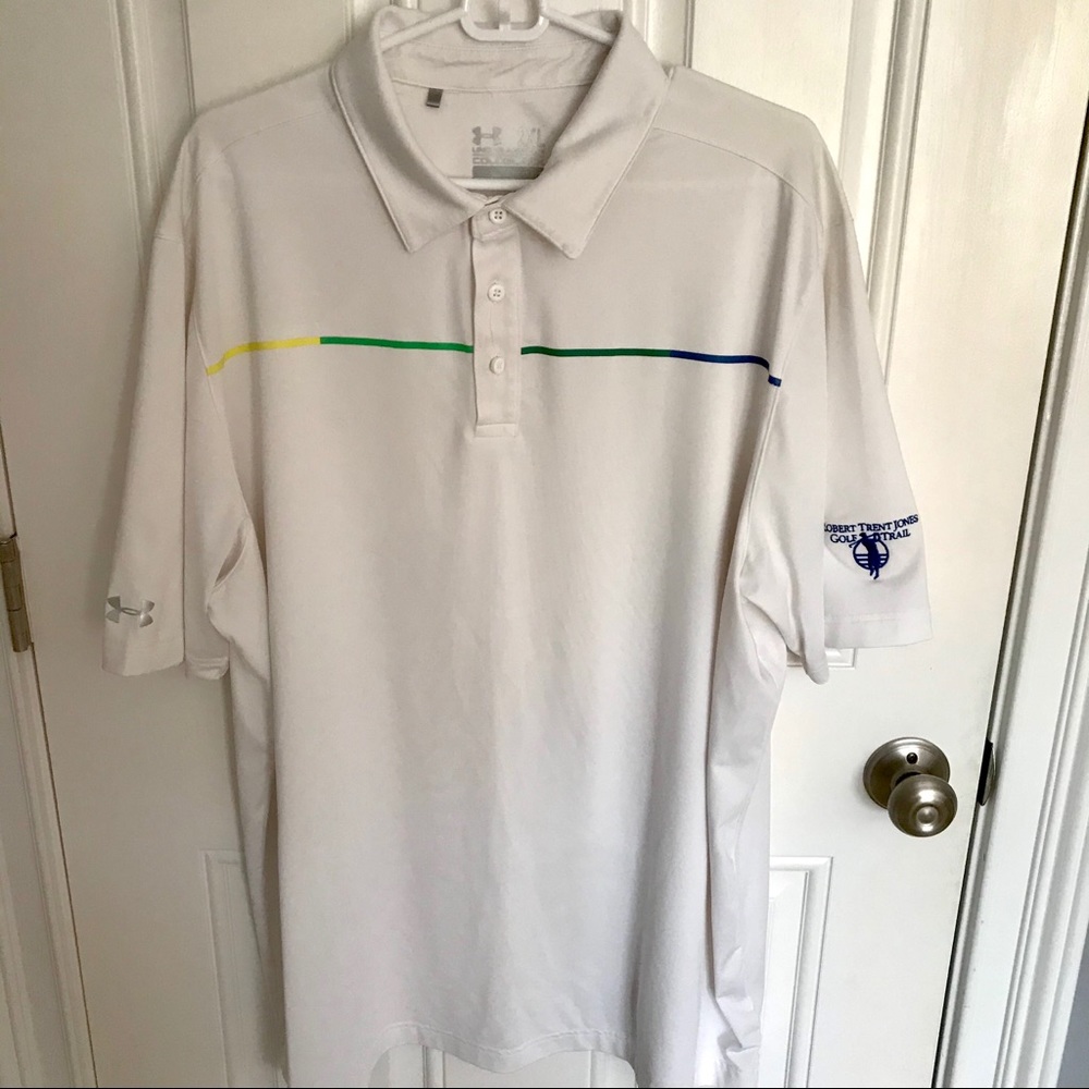 Under Armour stripe polo